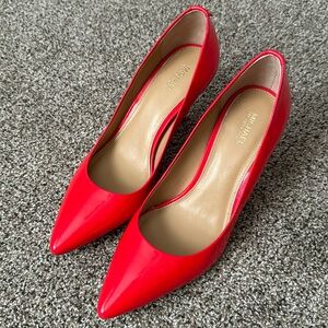 Michael Kors stilettos red orange 7.5M